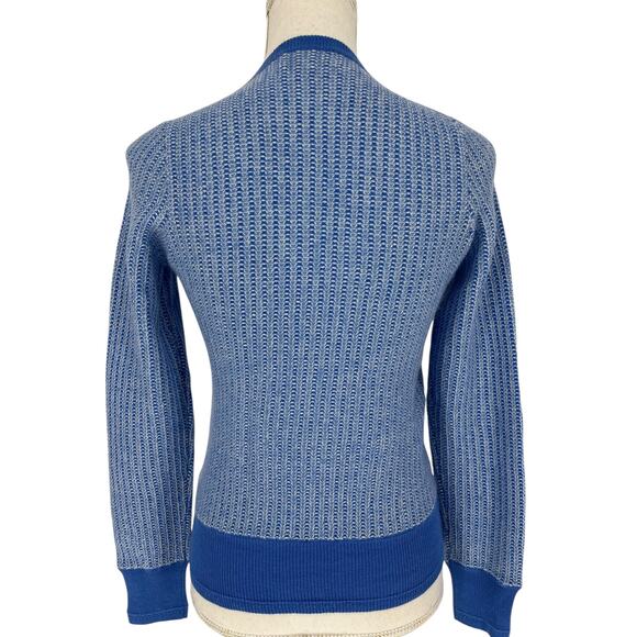 &Isla Cashmere V-Neck Striped Sweater - Picture 9 of 9
